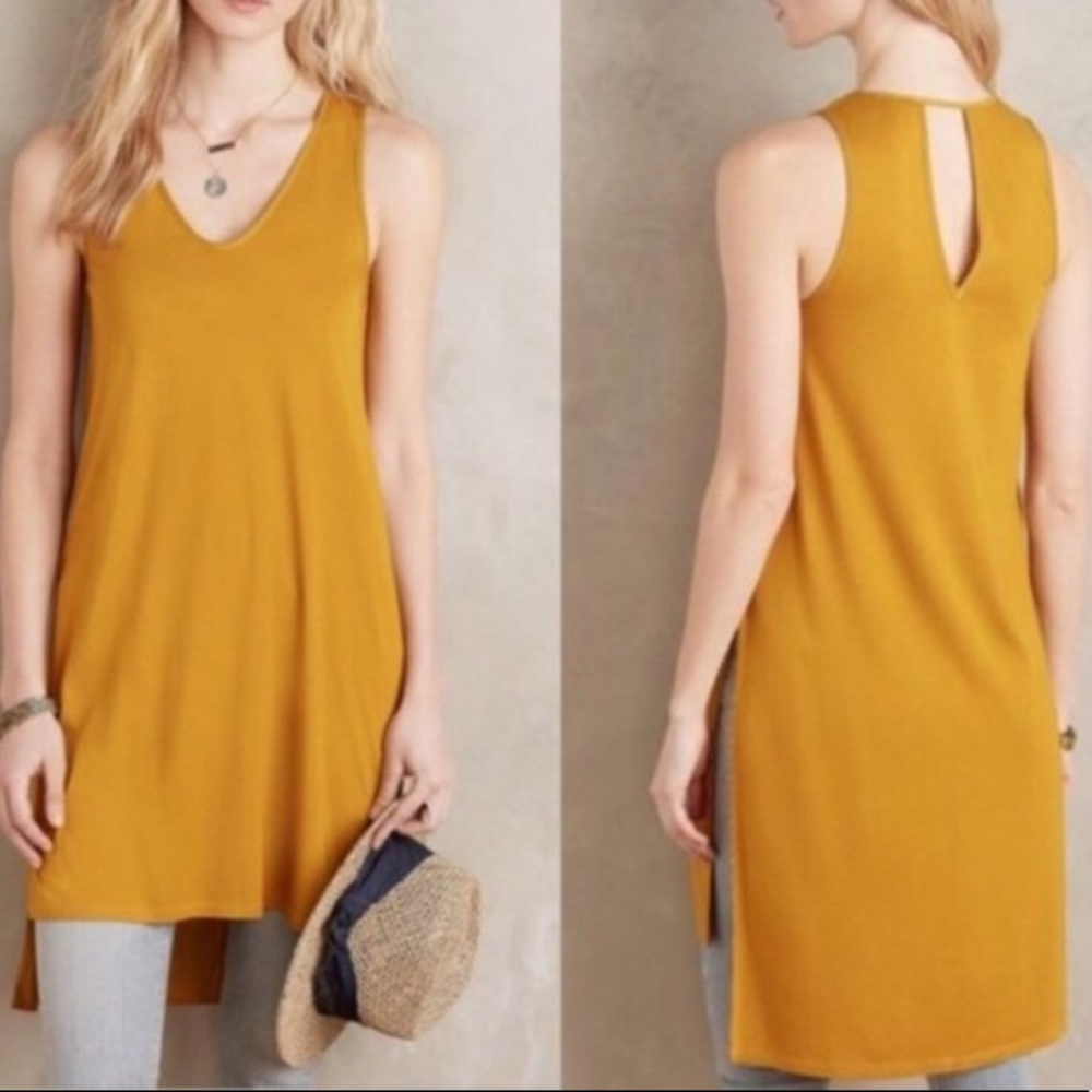 Akemi + Kin | Mustard Yellow Sleeveless Dress Top